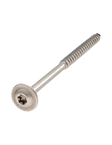 Parafuso estrutural cabeça de disco Aço inoxidável A2 3X20 TORX T10 diâmetro da cabeça 9