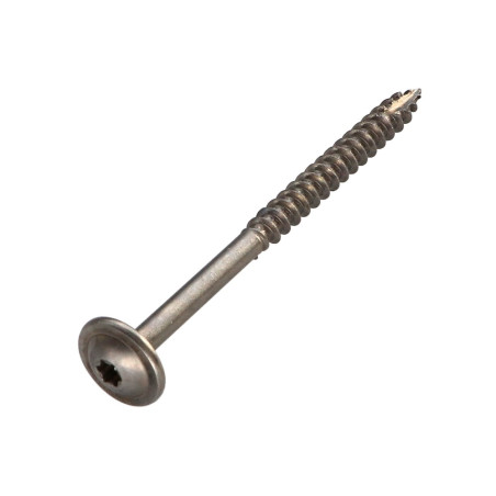 Parafuso estrutural cabeça de disco Aço inoxidável A2 4X65 roscado sobre 36 TORX T20 diâmetro da cabeça 12
