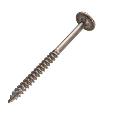 Parafuso estrutural cabeça de disco Aço inoxidável A2 4X65 roscado sobre 36 TORX T20 diâmetro da cabeça 12