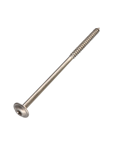 Parafuso estrutural cabeça de disco Aço inoxidável A2 8X160 roscado sobre 80 TORX T40 diâmetro da cabeça 20