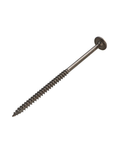 Parafuso estrutural cabeça de disco Aço inoxidável A2 6X110 roscado sobre 70 TORX T25 diâmetro da cabeça 15