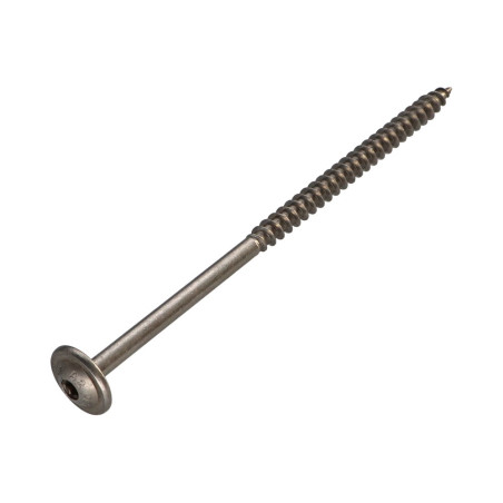 Parafuso estrutural cabeça de disco Aço inoxidável A2 8X100 TORX T40 diâmetro da cabeça 20