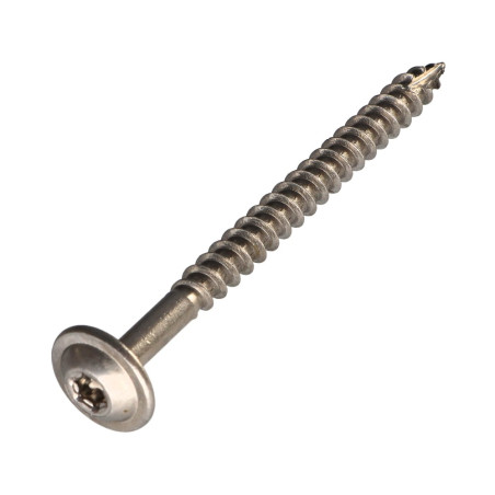 Parafuso estrutural cabeça de disco Aço inoxidável A2 8X100 TORX T40 diâmetro da cabeça 20