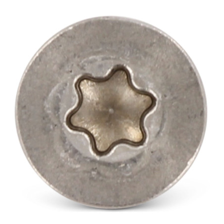 Parafuso de chapa cabeça fresada 4,8X35 TORX T25 Aço inoxidável A4