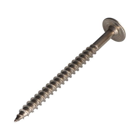 Parafuso estrutural cabeça de disco Aço inoxidável A2 8X110 roscado sobre 80 TORX T40 diâmetro da cabeça 20
