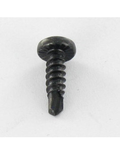 Autoperfurante cabeça cilíndrica panela phillips 4,2 x 32 rede de chapa Aço zinco preto 2