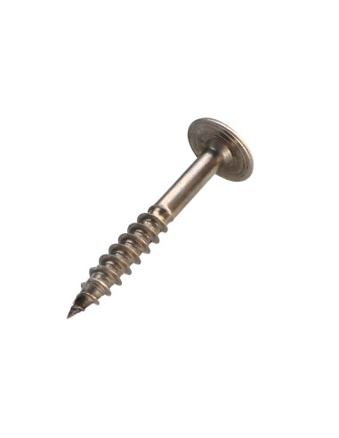 Parafuso estrutural cabeça de disco Aço inoxidável A2 8X50 rosca total TORX T40 diâmetro da cabeça 20