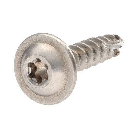 Parafuso estrutural cabeça de disco Aço inoxidável A2 8X40 rosca total TORX T40 diâmetro da cabeça 20
