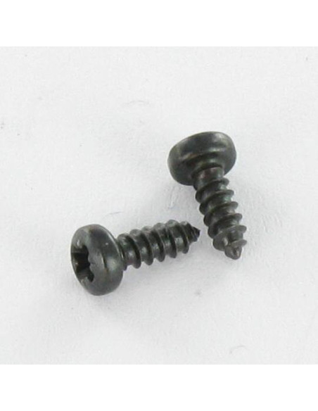 Parafuso de chapa cabeça abaulada larga Pozi 3,9 x 13 Aço zinco preto