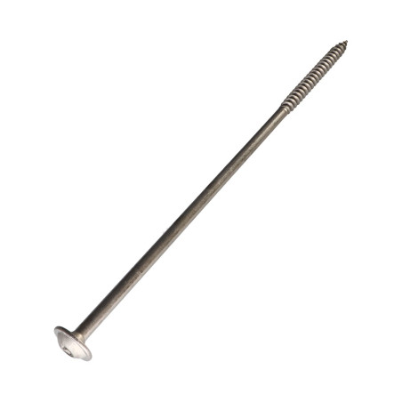 Parafuso estrutural cabeça de disco Aço inoxidável A2 8X250 roscado sobre 80 TORX T40 diâmetro da cabeça 20