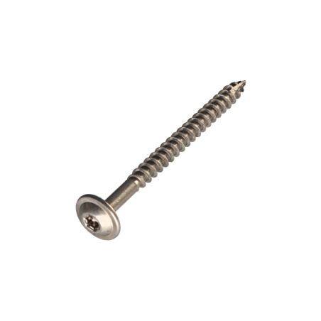 Parafuso estrutural cabeça de disco Aço inoxidável A2 8X100 roscado sobre 80 TORX T40 diâmetro da cabeça 20