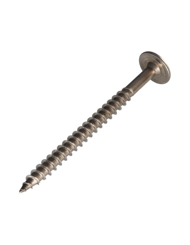 Parafuso estrutural cabeça de disco Aço inoxidável A2 8X120 roscado sobre 80 TORX T40 diâmetro da cabeça 20