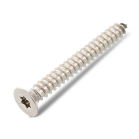 Parafuso de chapa cabeça fresada 4,8X70 TORX T25 Aço inoxidável A4