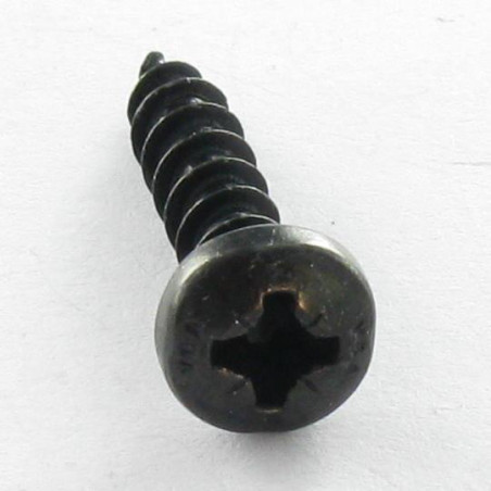 Parafuso de madeira aglomerado VBA3 cabeça redonda Pozi 3,5 x 15 Aço zinco preto