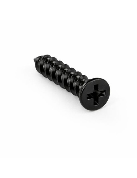 Parafuso autorroscante para plástico cabeça fresada Phillips 0 2X4 Aço zinco preto microparafusos