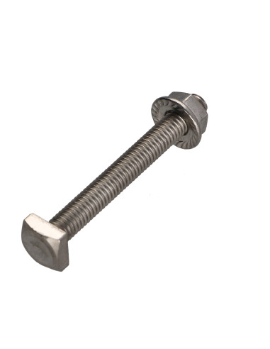 Caixa de 50 T.CAR 6X50 +50 Porca dentado M6 Aço inoxidável A2