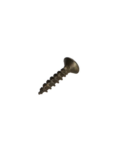 Parafuso de madeira aglomerado VBA3 cabeça fresada Pozi 4X20 aço bronze