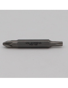Ponteira dupla Pozi PZ6 + TORX T20 comprimento 50