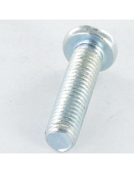 Parafuso de metais cabeça cilíndrica M5X12 quadrado phillips QP2 Aço zinco branco