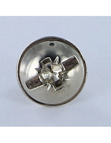 PARAFUSO cabeça de cogumelo Fenda Pozi M6X10 Aço niquelado