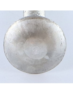 Parafuso cabeça redonda gola quadrada M6X45 rosca total Alumínio 2