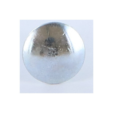 Parafuso cabeça redonda gola quadrada M5X16 rosca total Aço zinco branco