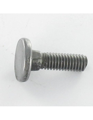 Parafuso cabeça plana parafuso de gola baixa M8X25 rosca total Classe 8.8 Aço zinco branco