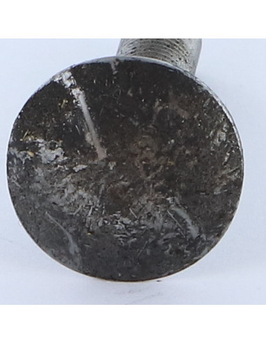 Parafuso cabeça redonda gola quadrada M8X45 rosca total Aço bruto
