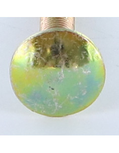 Parafuso cabeça redonda gola quadrada M8X35 rosca total Dicromato 2
