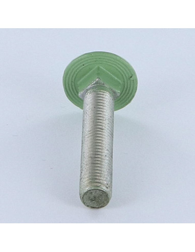 Parafuso cabeça redonda gola quadrada M7X45 passo de rosca de 100 Alumínio rosca total RAL6021 verde pálido 30%B