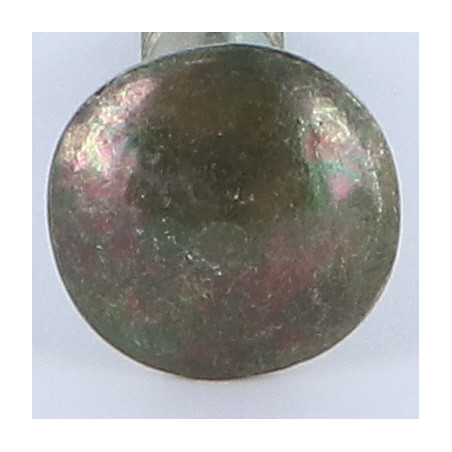 Parafuso cabeça redonda gola quadrada M8X40 rosca total aço bronze