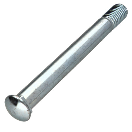 Parafuso cabeça redonda gola quadrada M12X115 roscado sobre 20 quadrado 12x12x3 Aço zinco branco