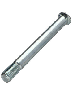 Parafuso cabeça redonda gola quadrada M12X115 roscado sobre 20 quadrado 12x12x3 Aço zinco branco 2