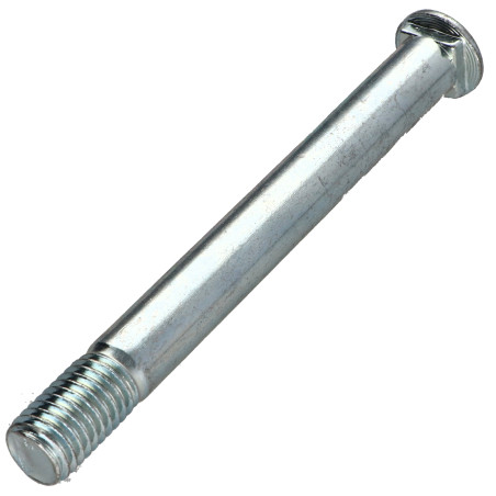 Parafuso cabeça redonda gola quadrada M12X115 roscado sobre 20 quadrado 12x12x3 Aço zinco branco