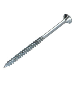Parafusos de madeira e aglomerado TEKOR cabeça fresada dentado 4X70 roscado sobre 42 TORX T20 Aço zinco branco cut 2