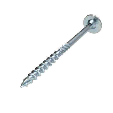 Parafusos de madeira e aglomerado TEKOR cabeça disco TORX T30 cut ponto antifenda tipo 17 6X110 rosca parcial Aço