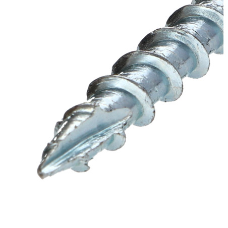 Parafusos de madeira e aglomerado TEKOR cabeça disco TORX T30 cut ponto antifenda tipo 17 6X110 rosca parcial Aço