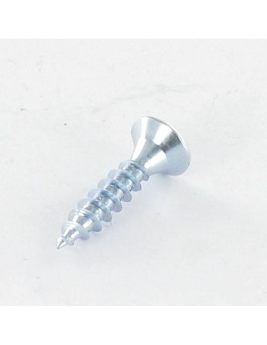 Parafuso de madeira aglomerado cabeça fresada TORX T10 3X12 Aço zinco branco microparafusos