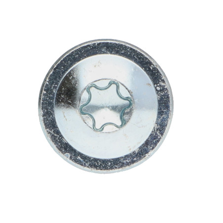 Parafusos de madeira e aglomerado TEKOR cabeça disco TORX T40 cut ponto antifenda tipo 17 8X120 rosca parcial Aço