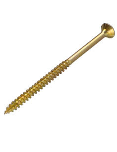 Parafusos de madeira e aglomerado TEKOR cabeça fresada dentado 4X70 roscado sobre 42 TORX T20 ZBCR3+ cut ponto 2