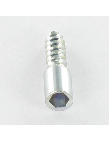 Parafuso de chapa Parafuso cabeça oca sextavada chave de 3 3,5 x 10,5 Aço zinco branco