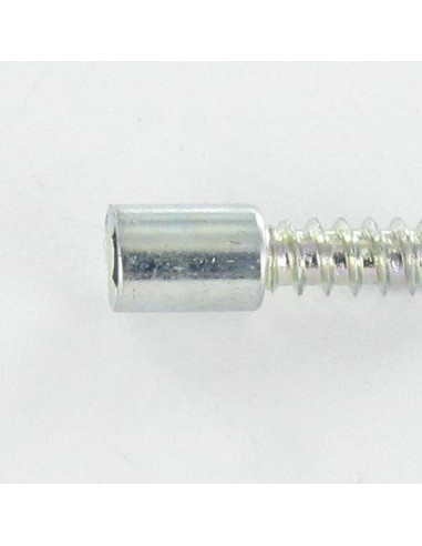 Parafuso de chapa Parafuso cabeça oca sextavada chave de 3 3,5 x 10,5 Aço zinco branco