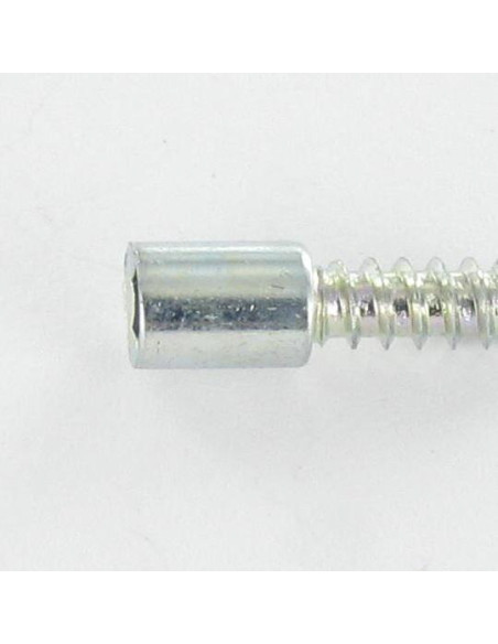 Parafuso de chapa Parafuso cabeça oca sextavada chave de 3 3,5 x 10,5 Aço zinco branco