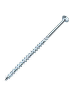 Parafuso de moldura TEKOR cabeça fresada dentado TORX T25 5X120 roscado sobre 70 cut ponto antifenda tipo 17 Aço 2