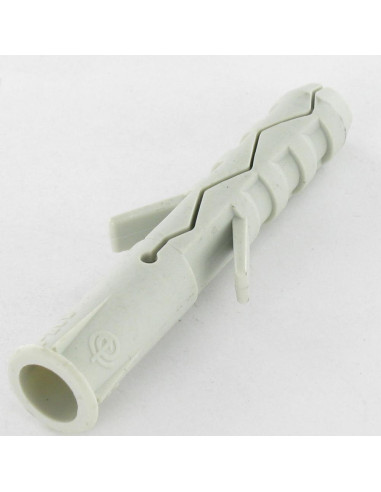 Bucha Nylon com colar 8X40 cinzenta - Parafuso Express