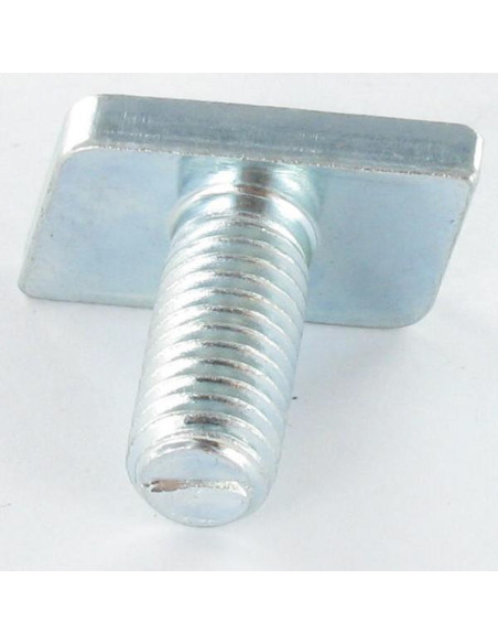 Parafuso de metais cabeça losângulo M8X14 espessura T.5 Aço zinco branco