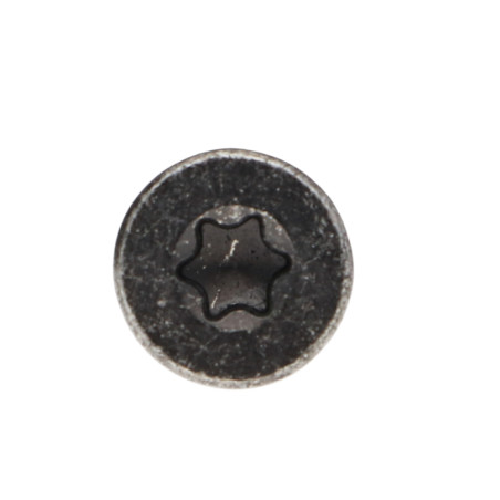 Parafuso de madeira aglomerado cabeça fresada TORX T25 5X60 roscado sobre 36 Aço zinco preto