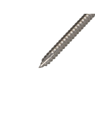 Parafuso de madeira aglomerado cabeça fresada Pozi PZ7 6X50 rosca parcial Aço zinco branco GLEITMO 627