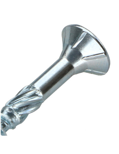 Parafuso de moldura TEKOR cabeça fresada dentado TORX T25 4,5X50 roscado sobre 30 cut ponto antifenda tipo 17 Aço