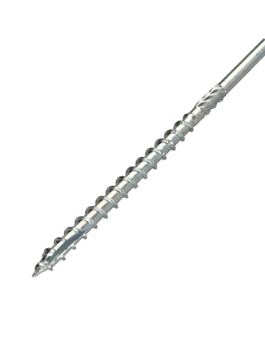 Parafusos de madeira e aglomerado TEKOR cabeça disco TORX T40 cut ponto antifenda tipo 17 10X380 rosca parcial Aço